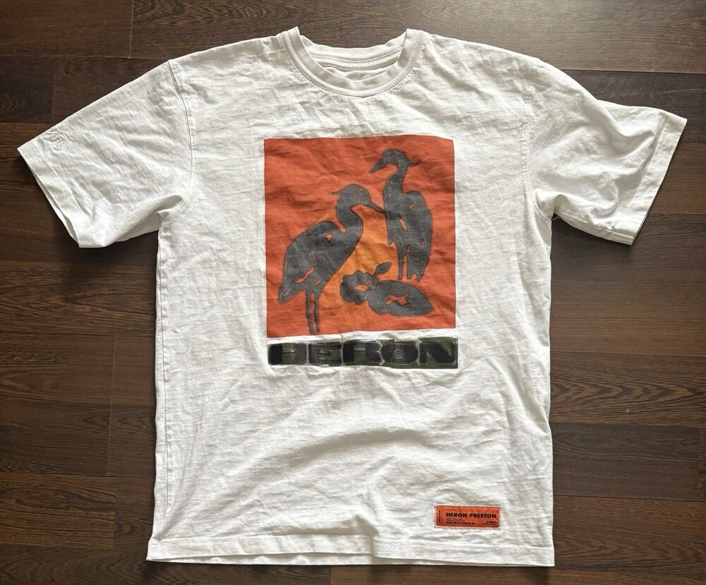 Heron Preston T Shirt Polo Size XS RARE DESIGN